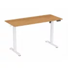 Elektromosan állítható magasságú íróasztal  - 140x60cm arany tölgy ülő-/állómunkához - LVN System Lite LV1718