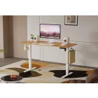 Elektromosan állítható magasságú íróasztal  - 140x60cm arany tölgy ülő-/állómunkához - LVN System Lite LV1718