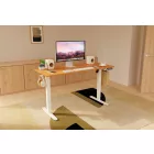 Elektromosan állítható magasságú íróasztal  - 140x60cm arany tölgy ülő-/állómunkához - LVN System Lite LV1718