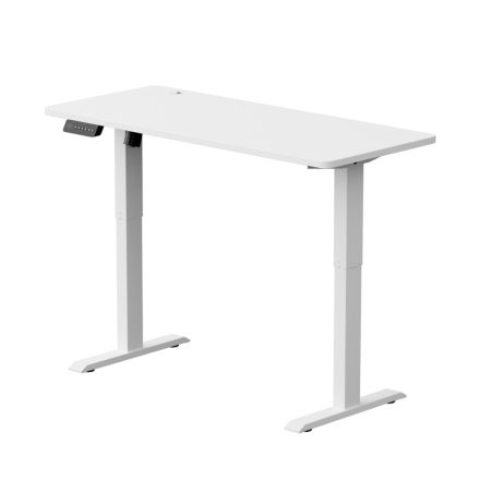 Fehér íróasztal állóasztal motorosan állítható magasság 140cm LEVANO
