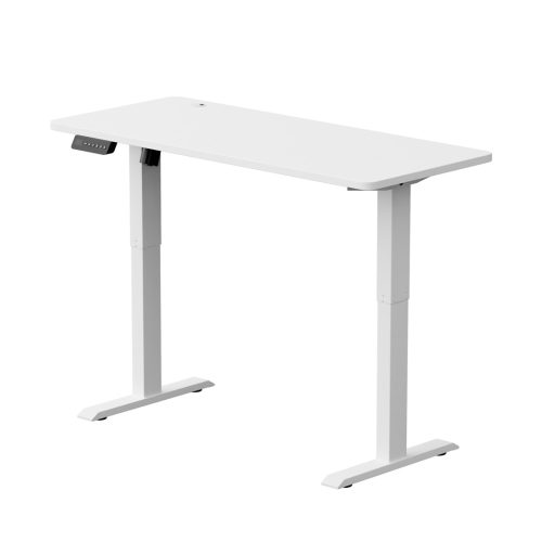 Fehér íróasztal állóasztal ajándék RGB egérpaddal motorosan állítható magasság 140cm 