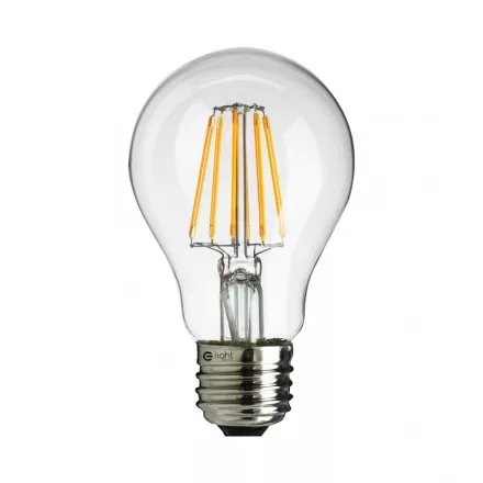 Eko-Light E27 A60 LED izzó filament 8W 1055lm 2700K meleg fehér - 75W-nak megfelelő