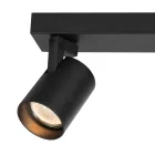 Fekete mennyezeti spotlámpa Milagro Volf Black (ML0678) 2xGU10