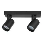 Fekete mennyezeti spotlámpa Milagro Volf Black (ML0678) 2xGU10