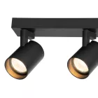 Fekete mennyezeti spotlámpa Milagro Volf Black (ML0681) 3xGU10
