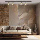 Sínes lámparandszer 4db spotlámpával 150cm arany/fekete | Track light Milagro Volf (ML0686)