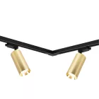 Sínes lámparandszer 4db spotlámpával 150cm arany/fekete | Track light Milagro Mica (ML1152)