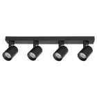 Fekete mennyezeti spotlámpa Milagro Volf Black (ML1295) 4xGU10