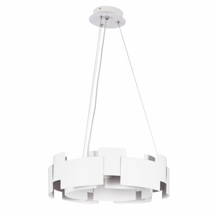 Milagro TORINO fehér LED függőlámpa (ML6140) modern dizájn.