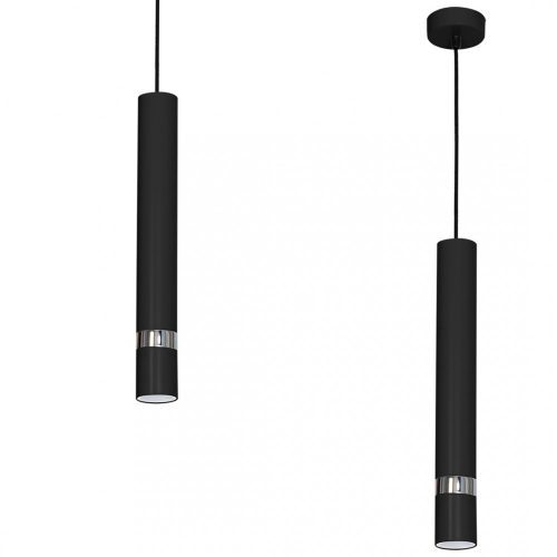 Milagro JOKER függőlámpa fekete (MLP1413) 1xGU10 + ajándék LED izzó