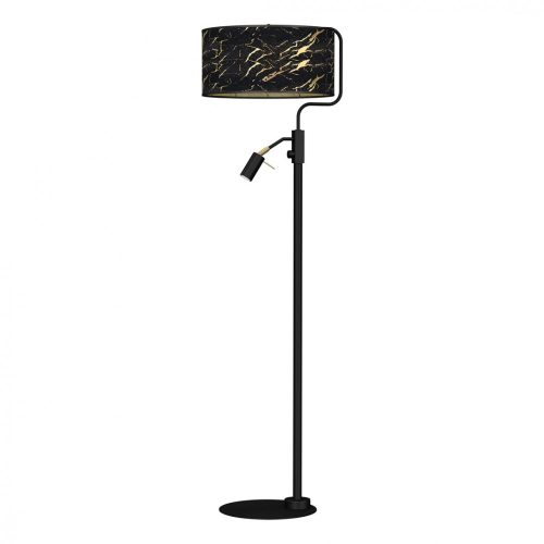 Milagro Senso állólámpa (MLP7300) - Modern, Fekete, Arany, Fém / Szövet, Foglalatok száma: 2