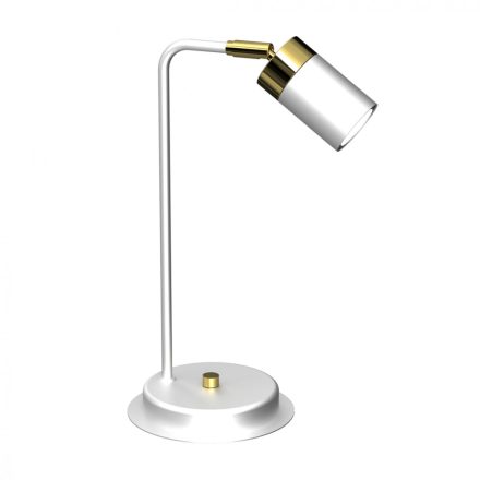 Milagro JOKER asztali/éjjeli lámpa fehér arany (MLPMLP7536) 1xGU10