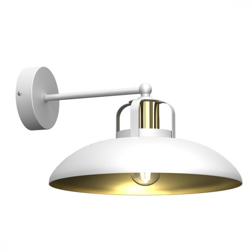 Milagro FELIX Fali lámpa (MLP7702) - Modern, Vintage, Loft, Fehér, Fém, Foglalatok száma: 1