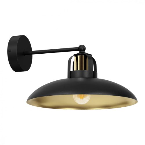 Milagro FELIX fekete fali lámpa ipari stílusban, eklektikus terekhez (MLP8904)