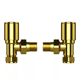 Radiátor sarok szelep készlet - 1/2" - MRV-G (arany)