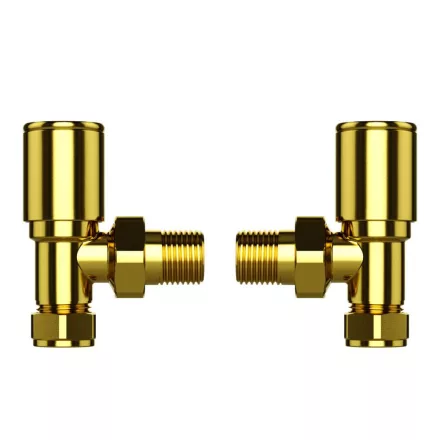 Radiátor sarok szelep készlet - 1/2" - MRV-G (arany)