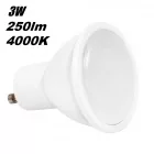 Milio GU10 LED izzó 3W 250lm 4000K semleges fehér 120° - 25W-nak megfelelő