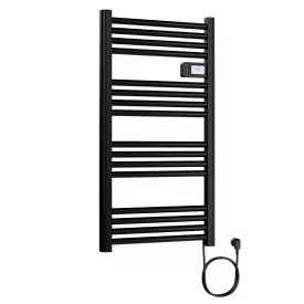   Elektromos design radiátor digitális termosztáttal NERO Italia Classico - 54 x 96 cm (fekete)