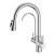 Welland Clearwater 3 utas / vízszűrős mosogató csaptelep - kihúzható zuhanyfej (inox)
