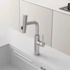 Welland S3281E-1 mosogató csaptelep - kihúzható multifunkciós fej - (inox)