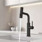 Austler S3281E-1 mosogató csaptelep - kihúzható multifunkciós fej - (fekete)