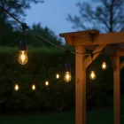 Kültéri lámpafüzér LED izzókkal - 15méter - 30db LED izzó - Kerti izzósor, girland, dekorációs világítás - IP44
