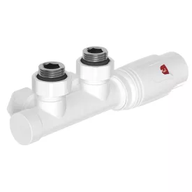 Termosztatikus radiátor szelep - 50 mm - 1/2" (fehér)
