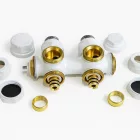 Termosztatikus radiátor szelep - 50 mm - 1/2" (fehér)