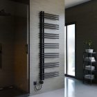 Design radiátor NERO Italia Unico - 50 x 150 cm (fekete)