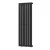 Design radiátor fekete 450x1200mm Welland Lux - Készletről - Gyors kiszállítással