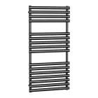 Design törölközőszárító radiátor fekete 600x1200mm Welland Lux - Készletről - Gyors kiszállítással