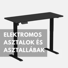 Elektromos íróasztalok és asztallábak